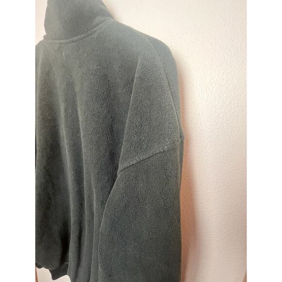 Vintage University of Oregon Ducks Black Fleece 1/4 Zip Sweater Men’s Large / XL - Picture 5 of 6